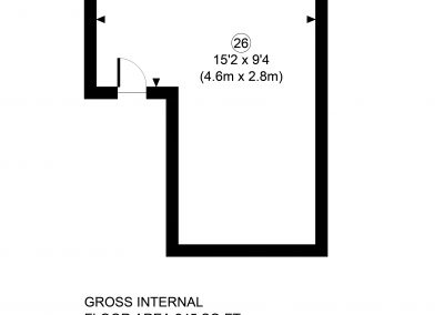 Space House Service Office Suite 26 Floorplan